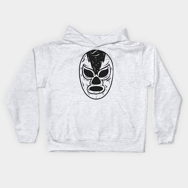 Luchador Kids Hoodie by lldesigns